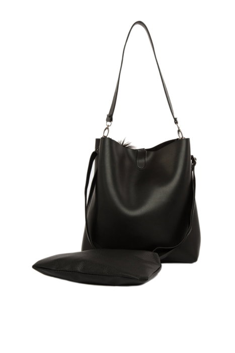 Zoozie Bags Bandolera Midi con Flecos en Negro Zoozie Bags Bandolera Midi con Flecos en Negro